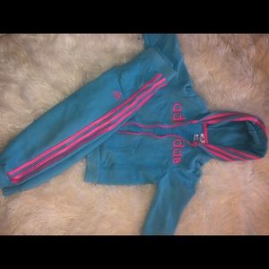 Girls adidas sweat suit